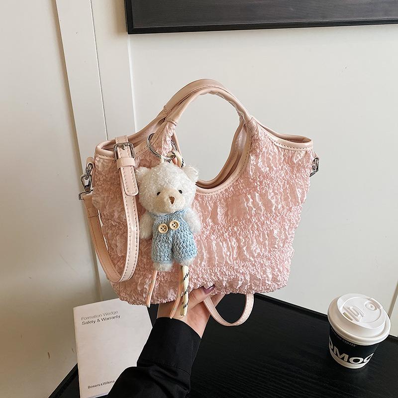New Hand-carried Bucket Bag Women's Spring and Summer High-end Fashion Shoulder Bag Commuter Oblique Span Bag