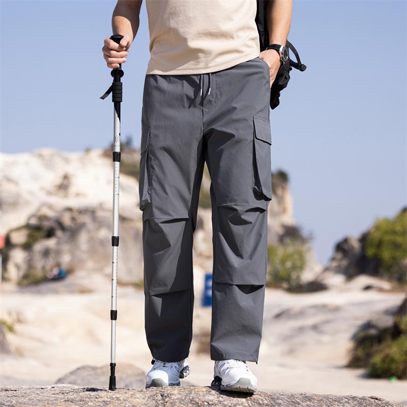 Men's Outdoor Tooling Casual Pants Men's and Women's Pants Spring and Summer New Loose Straight Mountaineering Trousers