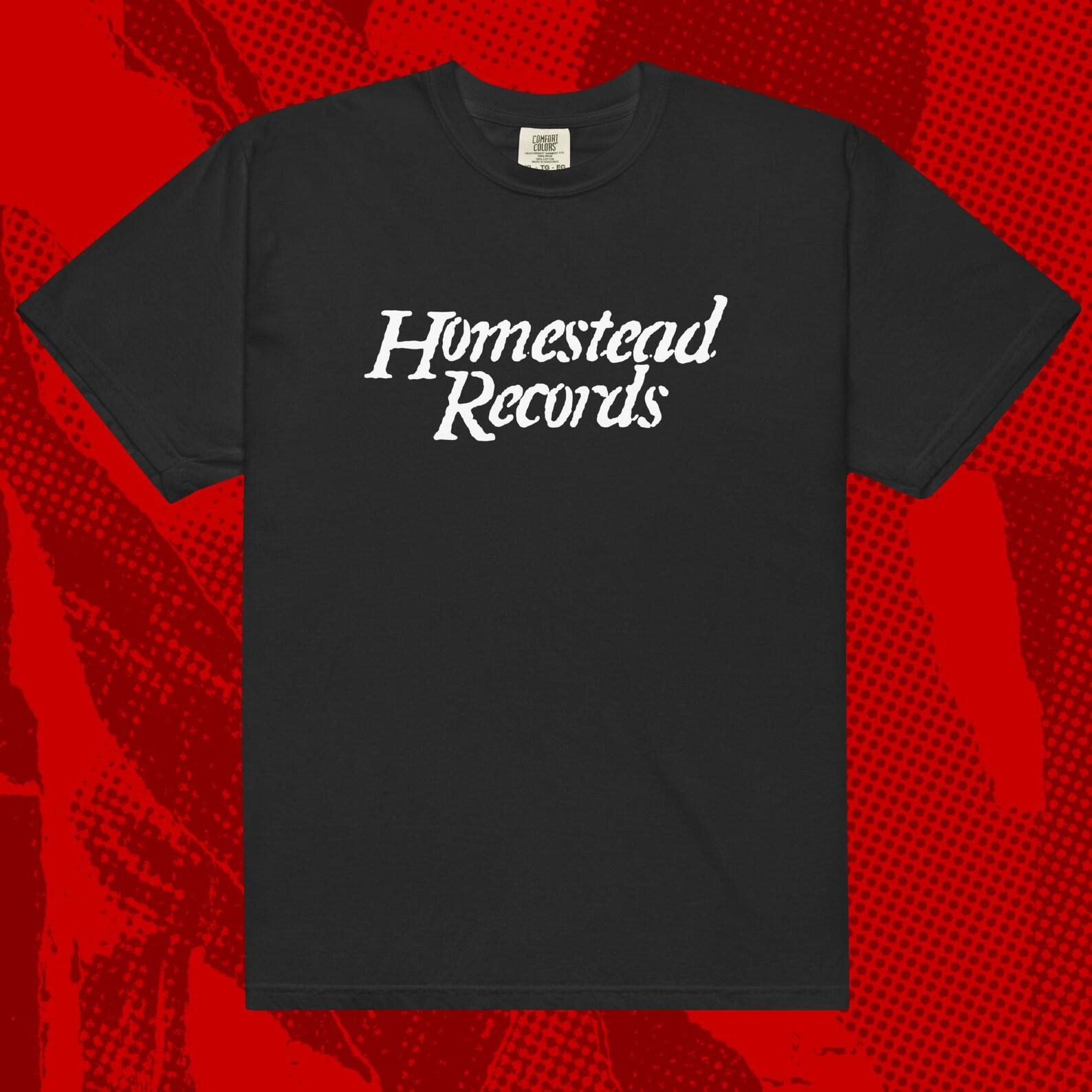 Homestead Records Logo Shirt | Alternative Punk Post Hardcore Sonic Youth Dinosaur Jr S