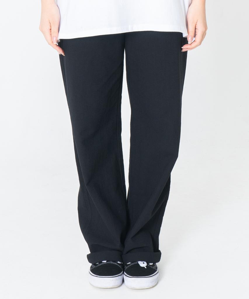 ODD DOT Odd Stitch Linen Pants_Black
