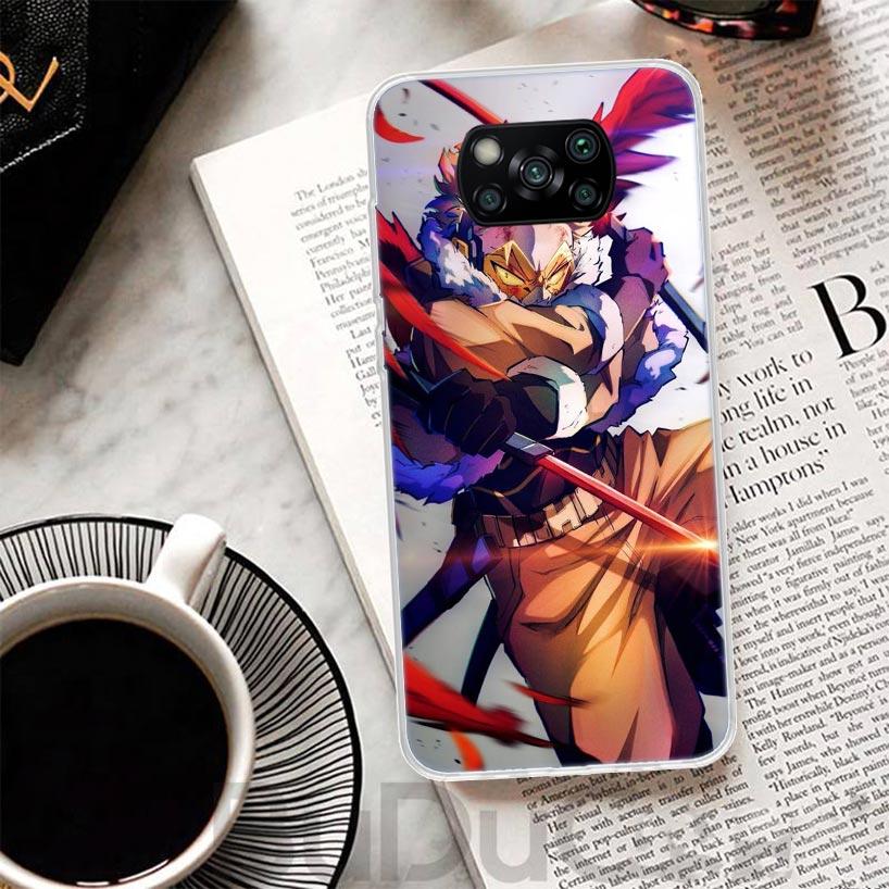 Hawks MHA My Hero A-Academy Cover For Xiaomi Poco X7 X6 X5 Pro X3 Nfc F7 Ultra Phone Case F6 F5 X4 F4 Gt F3 M6 M5S M4 M3 Print S