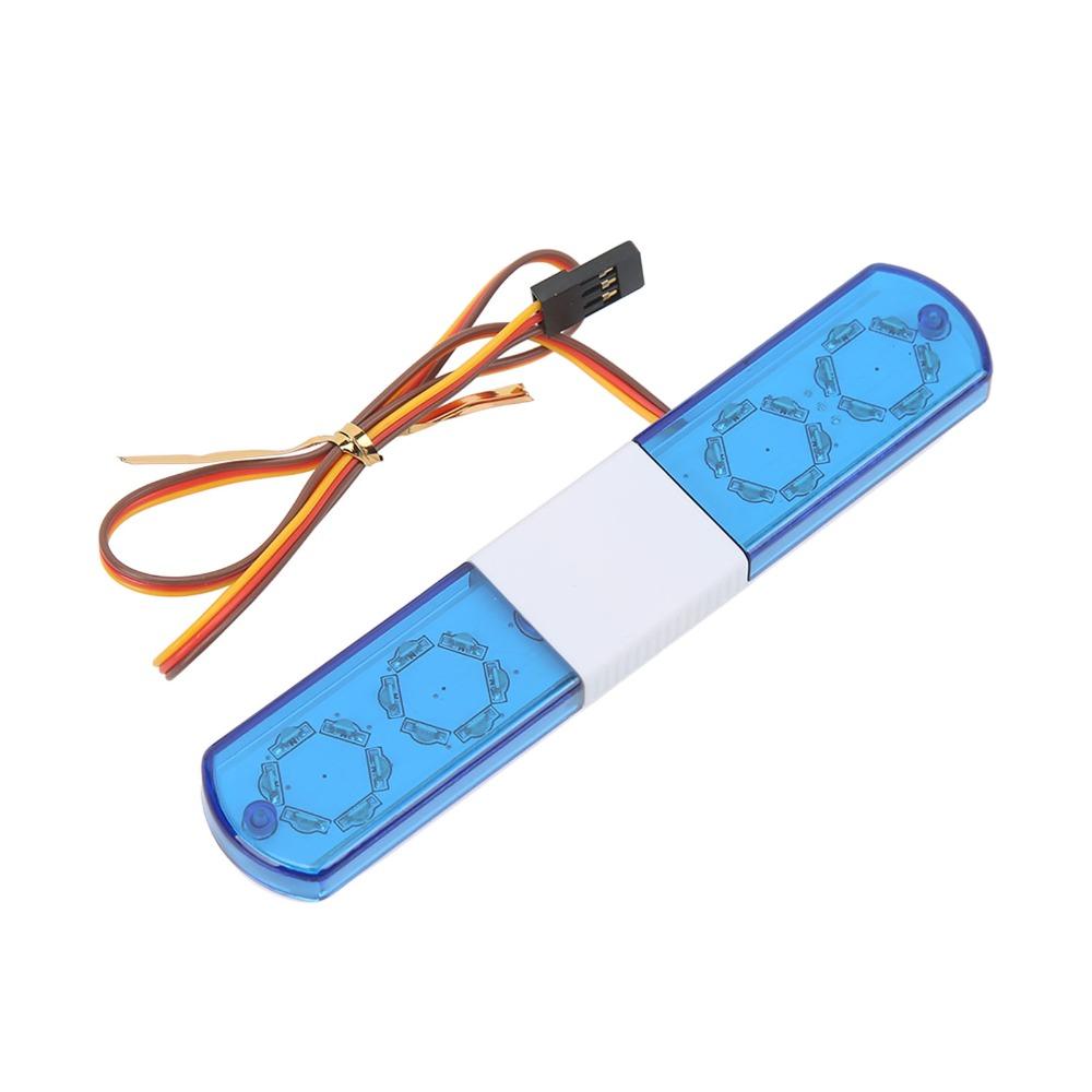 Nine Flashing Modes Alarming Light 115mm Light Bar Lamp Durable RC Alarming Light  RC Car