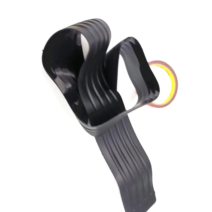 Black Rubber Car Rear Bumper Protector Trunk Sill Plate Guard Scratch Guard Pad