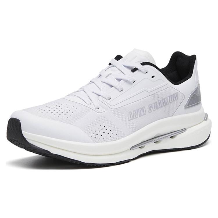 Anta Lingren Blade Nitrogen Technology Rebound Lightweight Abrasion Resistant Low top Running Shoes Women's White 122245510A-1