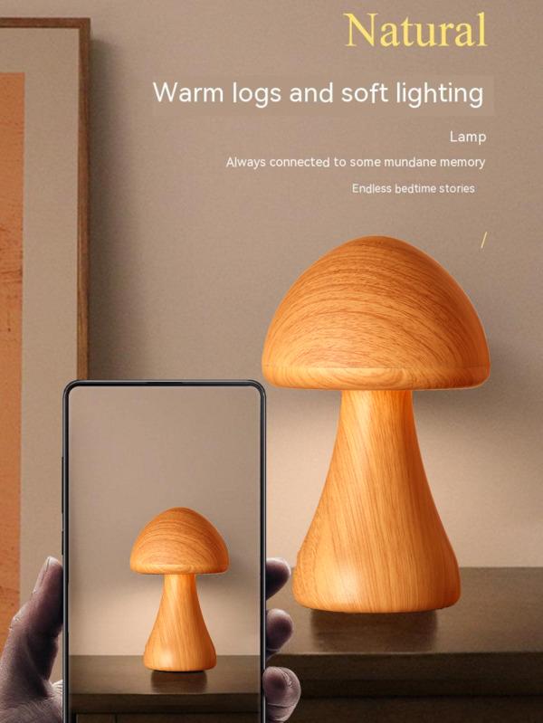 LED-Nachtlicht mit Touch-Schalter, süße Pilz-Nachttischlampe für Schlafzimmer, Kinderzimmer, Schlafnachtlampen