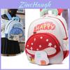 Letters Cartoon Mushroom Toddler Backpack With Lightweight Oxford Fabric For School Use