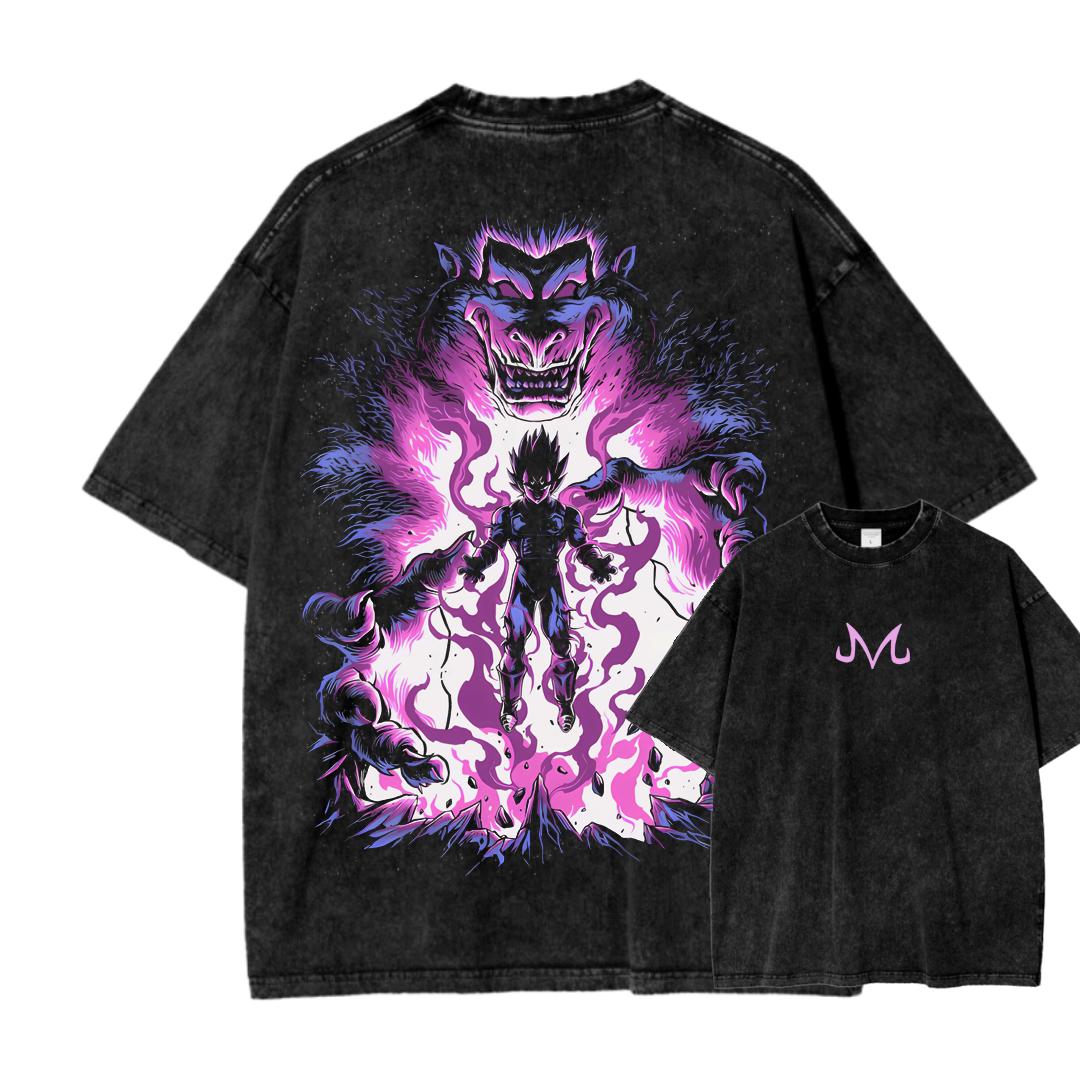 

Dragon Ball Anime Lover Washed T-shirt Year round clothing high quality personality Clothes Plus Size Unisex New Model Couples tee L