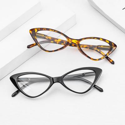 Clear HD Lens Clear Lens Cat Eyes Presbyopia Eyeglasses Magnifying Eyewear Reading Glasses