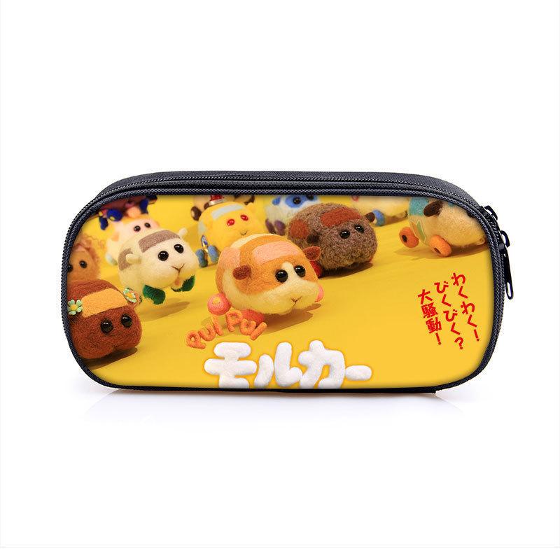 Pui Pui Kids Pencil Case With Nylon Material For School And Travel