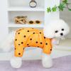 Pet Supplies Bear Polka Dot Belly Protection Home Clothes Dog Clothes Spring and Summer Thin Clothing