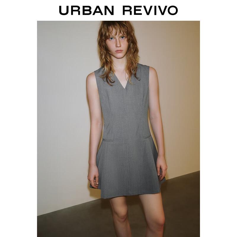 

UR 2025 Women s V-Neck A-Line Short Dress L