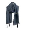 Korean Version Of Intellectual Style Linen Cotton And Linen Thin Scarf Fashionable Women'S Travel Shawl Versatile Foreign Style Silk Scarf