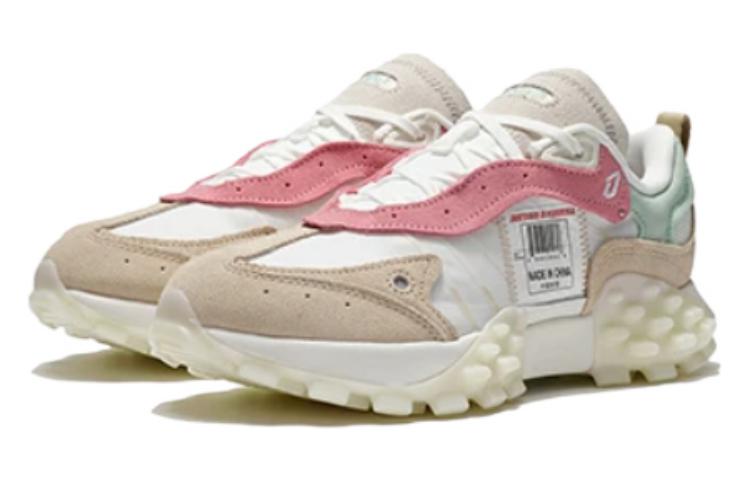 Li Ning Fabric Trendy Cushioning Slip Resistant Abrasion Resistant Breathable Low top Sports Casual Shoes Women's AZGS034-4