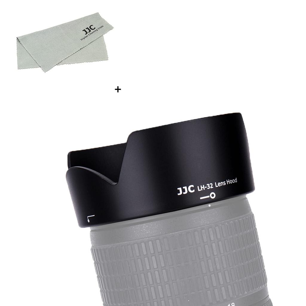 JJC Reversible Lens Hood Compatible with Nikon DX NIKKOR ED VR ED VR DX DX HB-32 AF-S 18-105mm f/3.5-5.6G / 18-140mm f/3.5-5.6G & AF-S Zoom-Nikkor