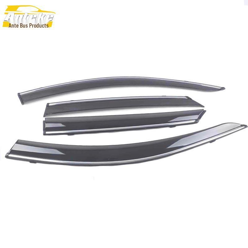 Lynk&Co 03 Rain Guards & Sun Visors with Bright Strips - Trim Exterior Car Accessories for 17 Models
