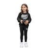 Mädchen Mode Set Sommer Kinder Casual Gedruckt Langarm Hoodie + Leggings Set