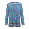 Long Sleeve Shirts For Women Cute Print Graphic Tees Blouses Casual Plus Size Basic Tops Pullover