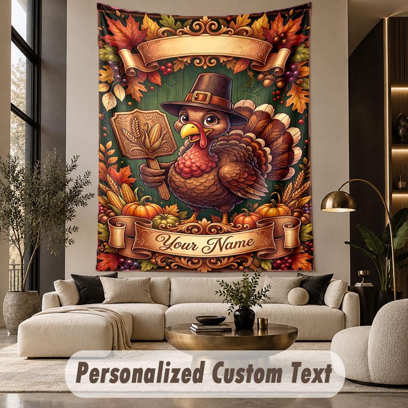 Celebration Party (37) Theme Wall Tapestry Customized With Name Text Personalized Hanging Tapestry For Bedroom Living Room Decor