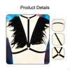 Feather Strappy Bra Cupless Shoulder Wrap Elastic Gothic Trendy Harness Lingerie