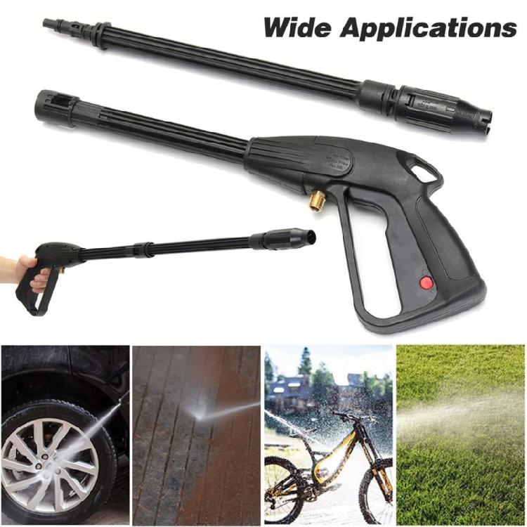 2200 PSI Högtryckstvättpistoler Power Washer Sprutpistoler Trycktvätt Handtagsadapter Justerbart Sprutförlängningsrör