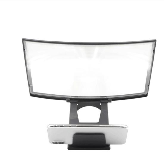 Amplifier 12 Inch High Clarity 3D Curved Screen Foldable Video Magnifier for Mobile