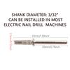100pcs 3.1mm Mini Sanding Bands Kits Nail Drill Bits Mandrel Sets Electric Manicure Accessories Tool Dead Skin Remover nail file