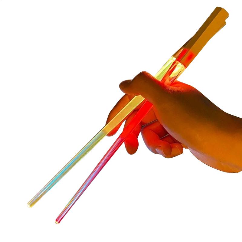 Light Saber Chopsticks Light Up Cool Party Supplies LED Glowing Chopsticks For Holiday Raves Birthday Halloween Sporting Events