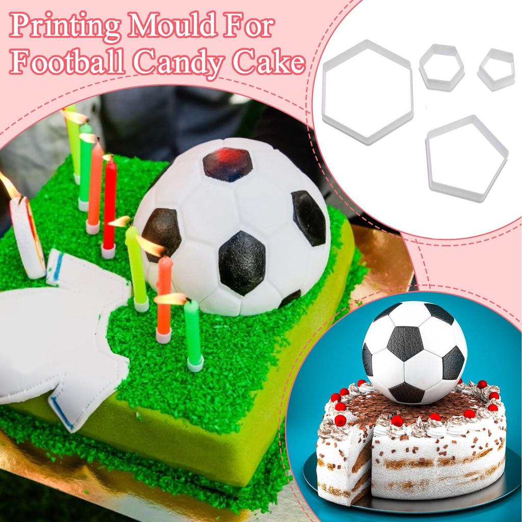 Football Plastic Fondant Cutter  Fondant  Fondant Cake