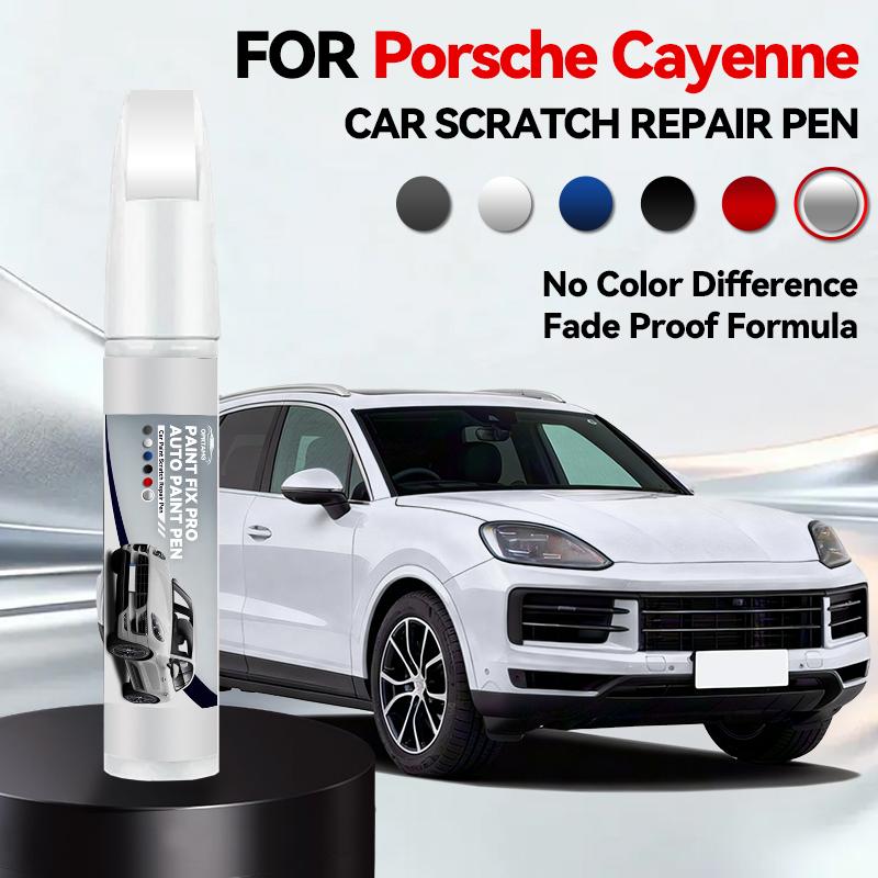 

OPRTAMG Purpose Vehicle For Porsche Cayenne 1990-2026 Paint Repair Pen Touch Up Scratch Remover DIY Auto Accessories Black White срібний