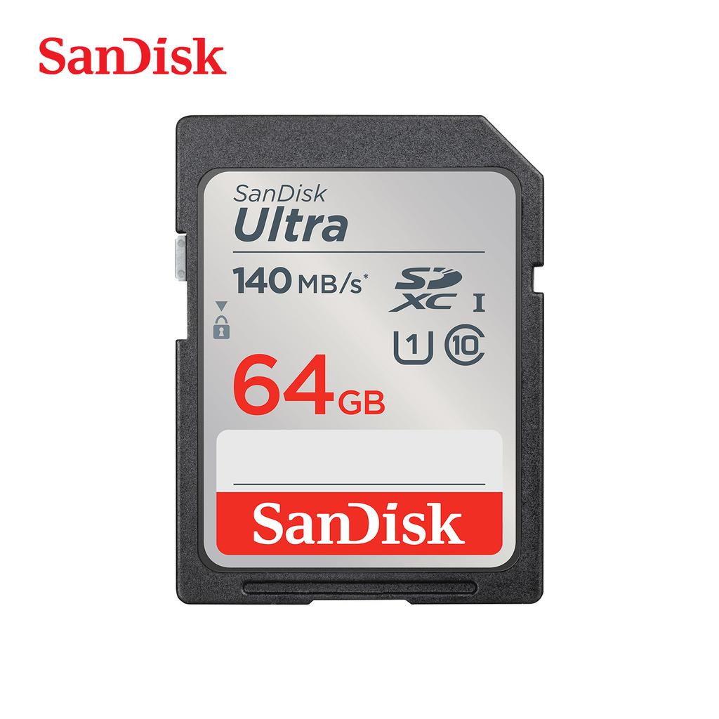 SanDisk SD Card 64GB 128GB 256GB V10 32GB Normal Full Size Original Sandisk Ultra Flash SD Memory Card High Speed Sdxc UHS-I for Camera