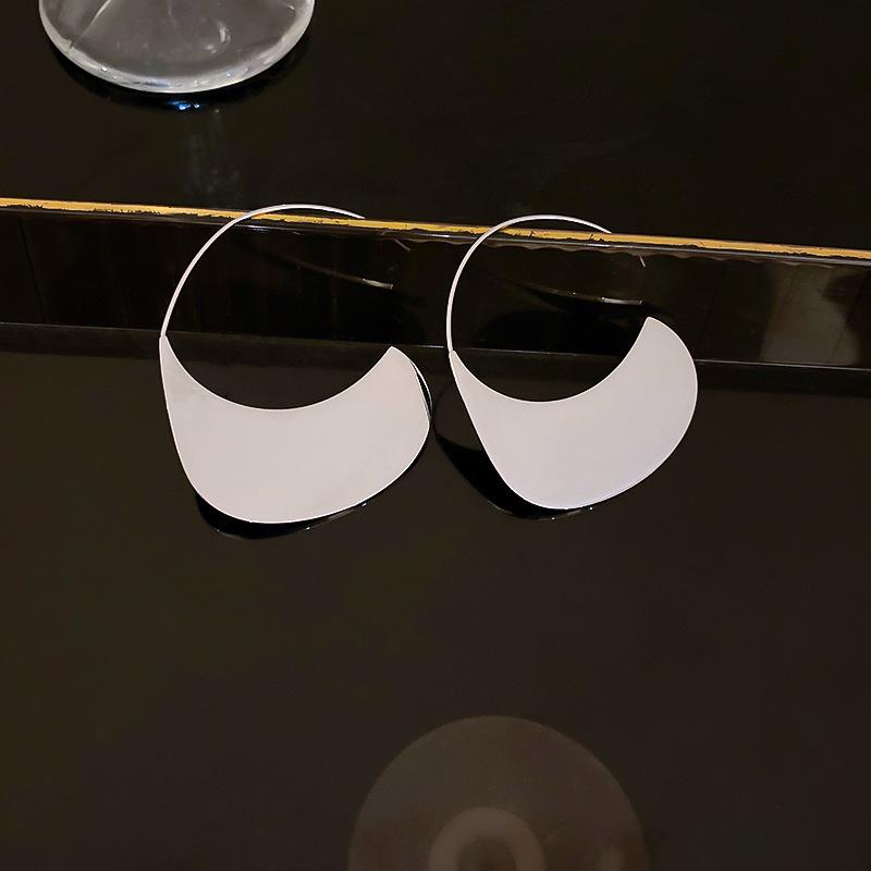 

Элегантные серьги-шляпки от солнца из нержавеющей стали: Модный, Простой и Шикарный для Женщин