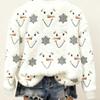 Ladies Fashion Casual Long Sleeve Printed Round Neck Hoodie Pullover Top