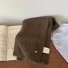 Store manager recommendation! New 11 cashmere material solid color Korean dopamine warm short small scarf winter