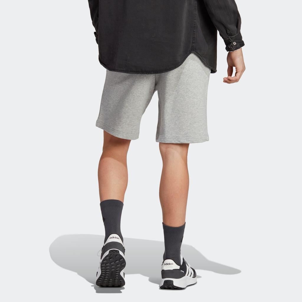 Adidas All Season French Terry Shorts Men Shorts Medium-Heather-Grey IC9816