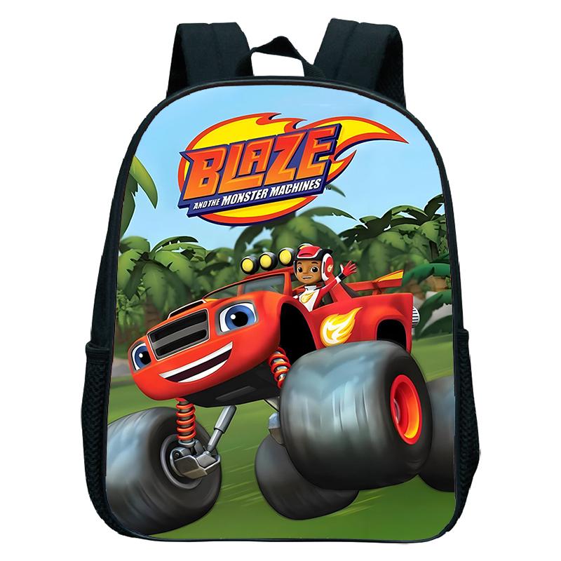 Blaze and the Monster Machines Backpack for Preschool Boys Girls Waterproof Children School Bags Kids Kindergarten Rucksack Gift