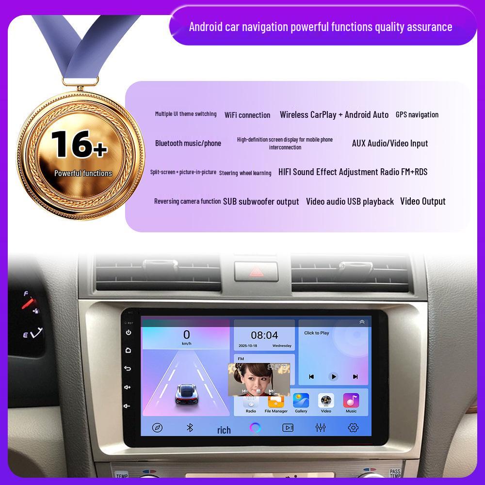 Wireless CarPlay Navigation Screen for 09-13 Toyota Highlander/Camry Models