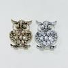 New Exquisite Retro Alloy Rhinestone Owl Brooch High-end Versatile Women's Clothing Corsage Jewelry Pin