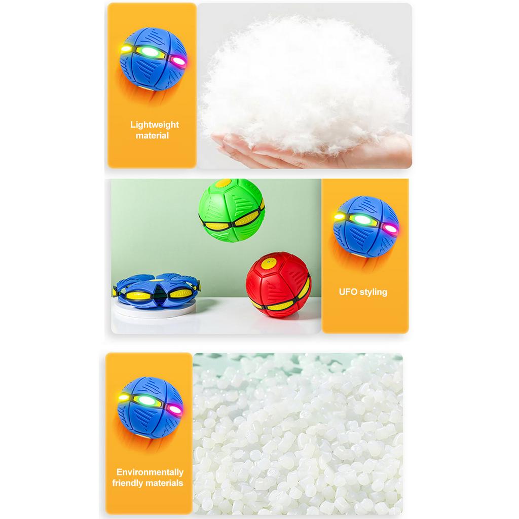 Elastic Flying Saucer Ball Upgrade Stepping On the Ball Children S Feet Stepping Ball Toys