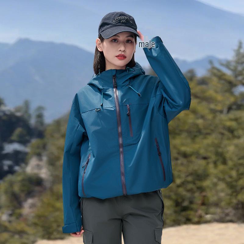 

Unisex Breathable Antibacterial Windbreaker: Spring/Autumn Hooded Jacket, Windproof & Versatile Casual Outdoor Wear XL