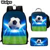 Football School Bag High Definition Waterproof Printing Multi-Functional Load Reduction Ridge Backpack