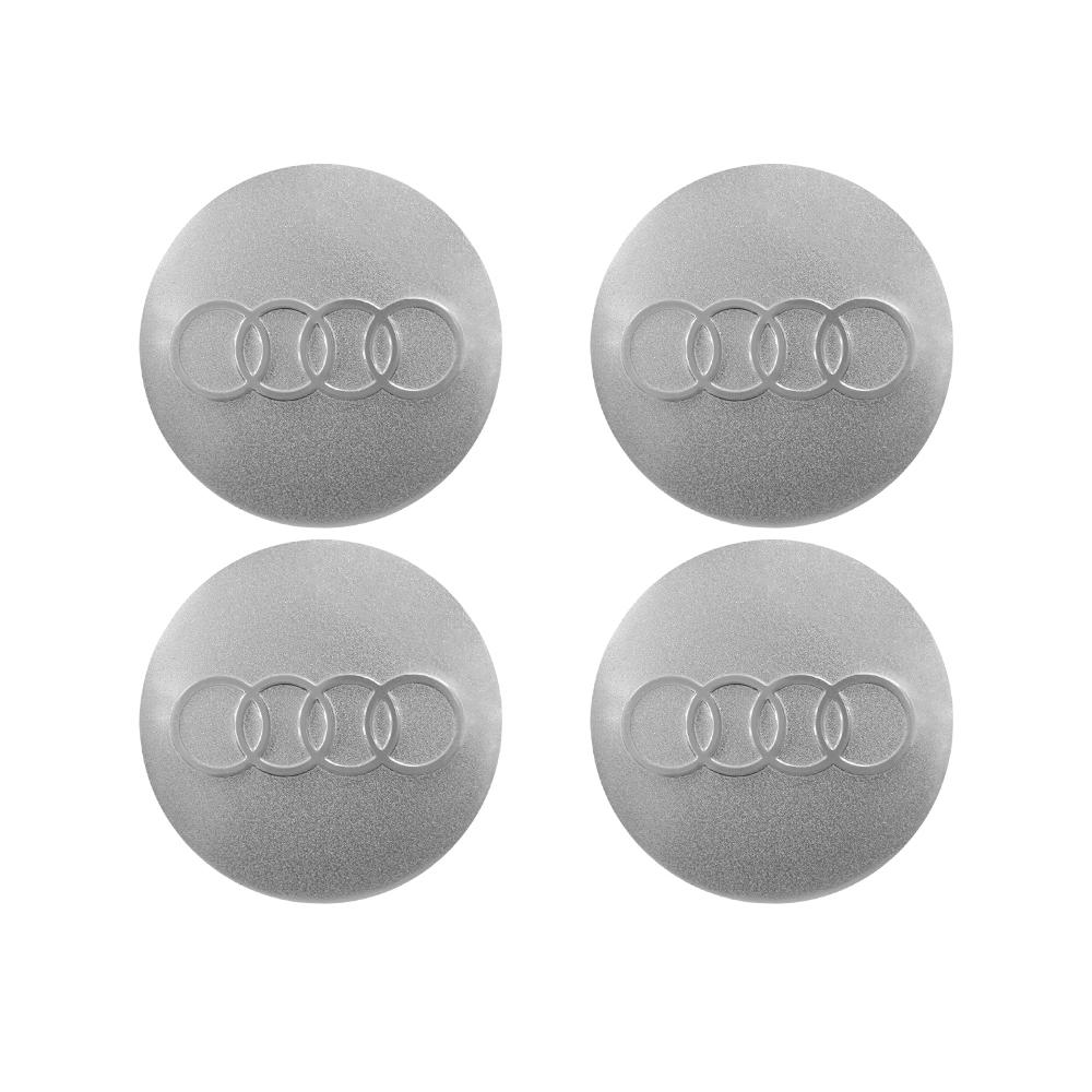 2026 56/60/63/65/68mm Car Styling Aluminum Logo Wheel Center Hub Caps Emblem Stickers For Audi S RS S3 S4 Q2 Q3 A4 B9 A5 Q3 A6 Q5 Q7