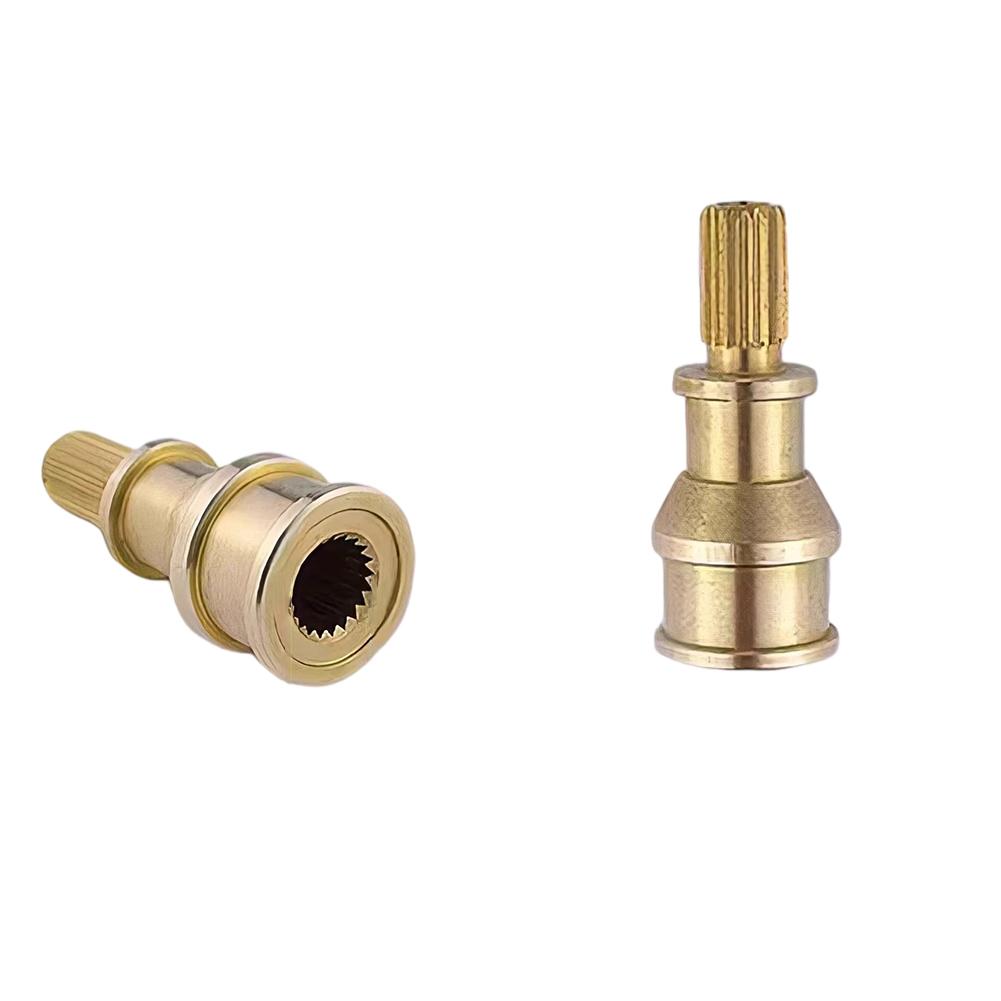 Brass 7.6mm 20-tooth Faucet Valve Extension Rod Extended Valve Stem For Faucets 32*7.6mm And 38*7.6mm