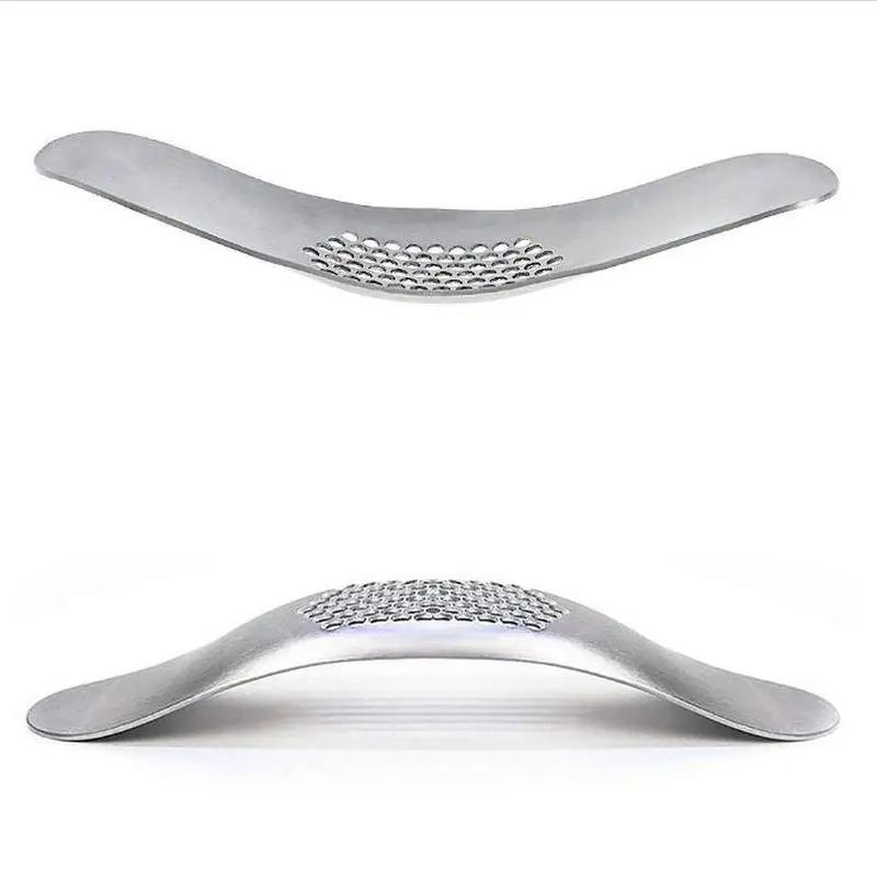 Stainless Steel Garlic Press Crusher Kitchen Gadgets Cooking Tools Manual Garlic Crusher Cutting Fruits And Vegetables Tools