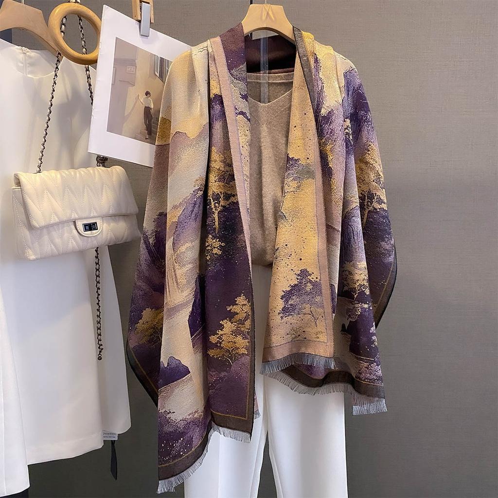 Thick Warm Scarves Cashmere Scarf Stoles Autumn Winter Women Luxury Quality Shawl Wrap Female Bufanda Poncho Echarpe Pashmina