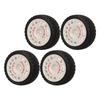 4 Pcs RC Car Tire Rubber Wheels High Wear Resistance Strong Cushioning 1Celsius10 RC On Road Tyres for