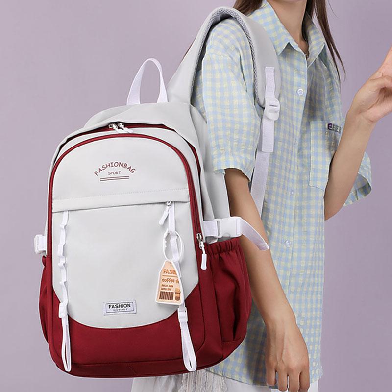 Women's Travel Backpacks Fashi Large Capacity School Backpack for Girls Versatile Laptop Bags Nyl College School Bag