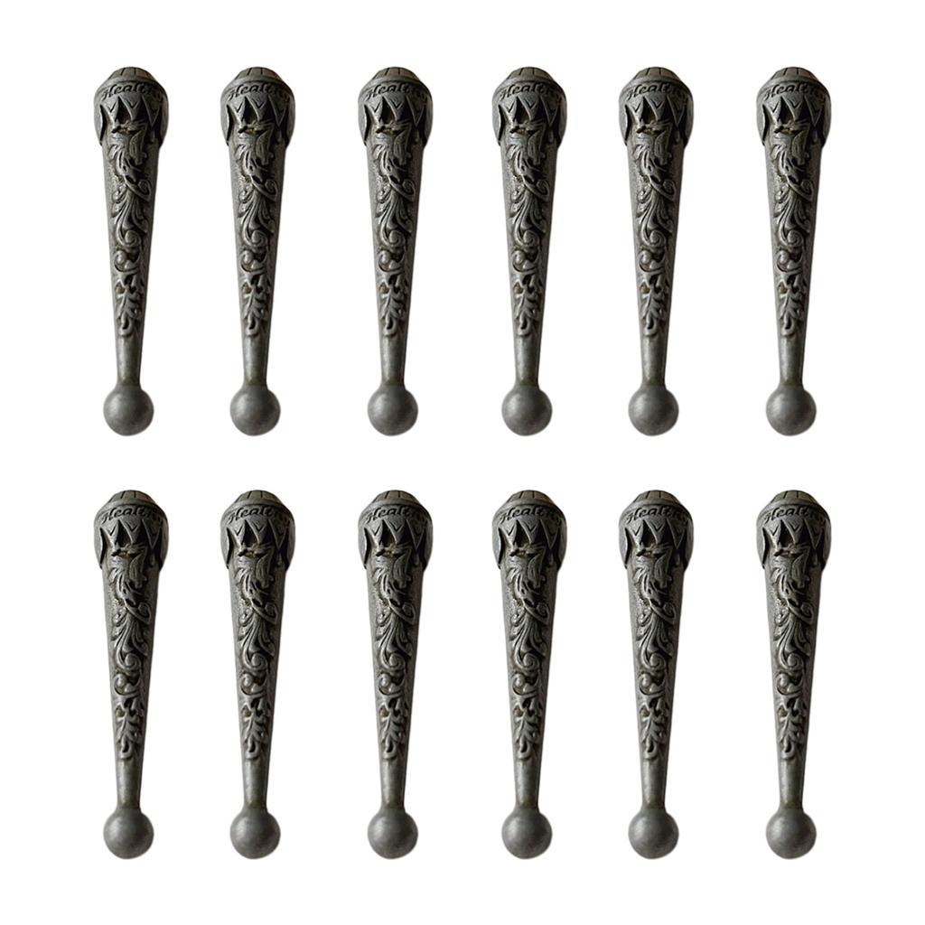 1pc/12PCS Alloy Carved Flower Bolo Tie Tip DIY Necktie Parts for Adult Men Women Bolo Tie Tips for Wedding Shirt Sweater