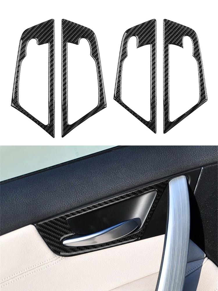 Carbon Fiber Car Interior Center Console Gear Shift Panel Decoration Stickers For BMW X3 2004-2010 Car Accessories