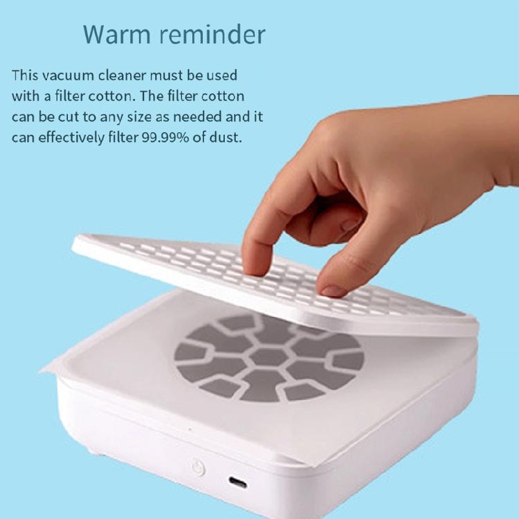 Advanced Mini Nail Dust Collector 4100RPM USB Power New Nail Cleaner for Professional Technicians