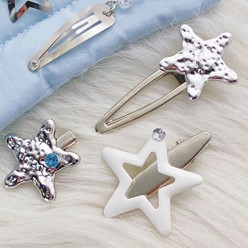 8 Pieces Star Hair Clip Stylish And Reliable Hair Accessories For Women And Girls Great For Enhancing Hairstyles